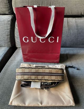 Riñonera Gucci Beige