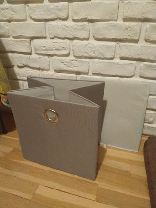 Cajas almacenaje tela