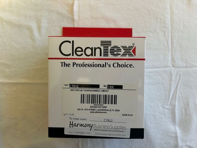 CleanTex CT812 Toallitas Limpiadoras Wet  Dr