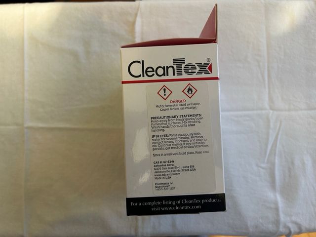 CleanTex CT812 Toallitas Limpiadoras Wet  Dr