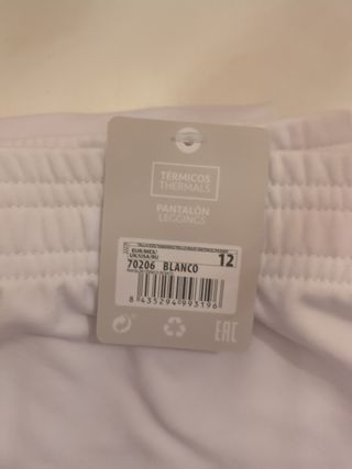 Leggins termicos Talla 12