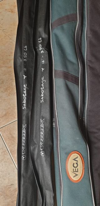 Equipo de pesca carpa en muy buen estado