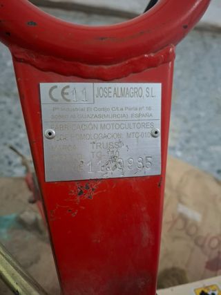 Mulita de arar - motocultor