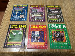 Revistas don balón Todo Fútbol 95/96, 96/97, 00/01