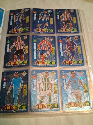 Álbum de cromos fútbol 370 cartas