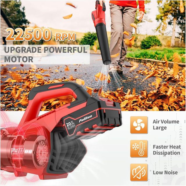 Aspirador Eléctrico de Hojas 20 V  PULITUO  