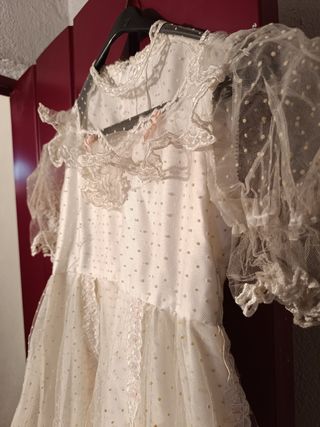 Vestido comunión antiguo 