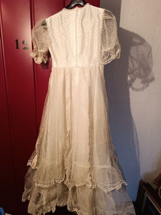 Vestido comunión antiguo 
