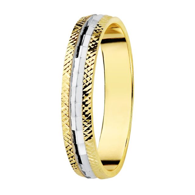 PAR ALIANZAS ORO BICOLOR