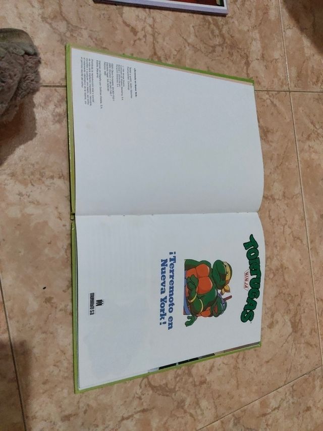 Libro de cómic Tortugas ninja vintage 