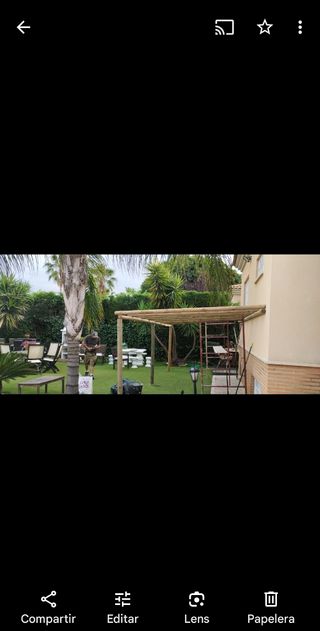 Sombrillas pergolas y celadores