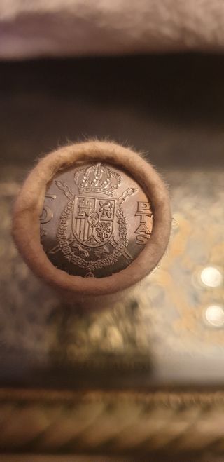 Cartucho monedas 5 Ptas sin circular