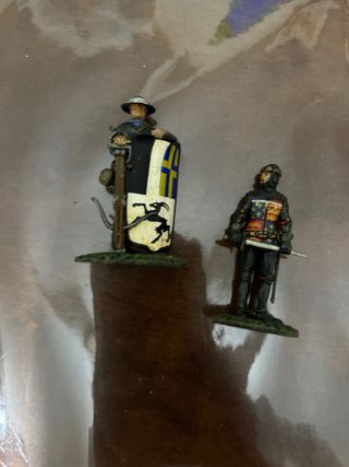 Soldatini piombo medievali