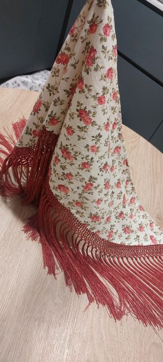 Mantoncillo flamenca niña