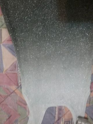 Jersey tirantes ,brillante,talla M,Mango