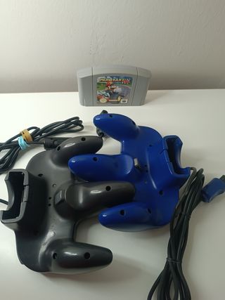 Mando y MaRio Kart 64. Nintendo 64