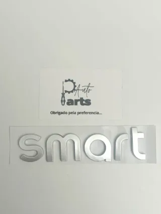 Legenda Emblema Logotipo Smart Prata