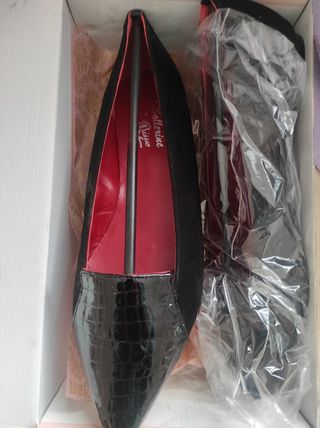 Zapatos planos ante
