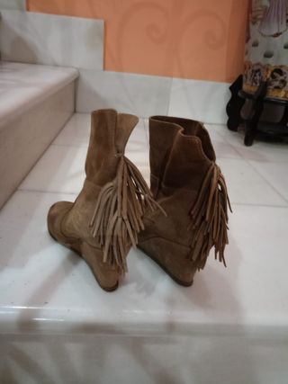 Botines de cuña 