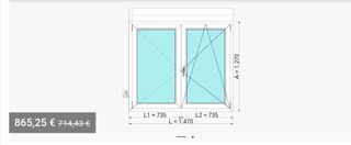 Ventana nueva pvc eléctrica 