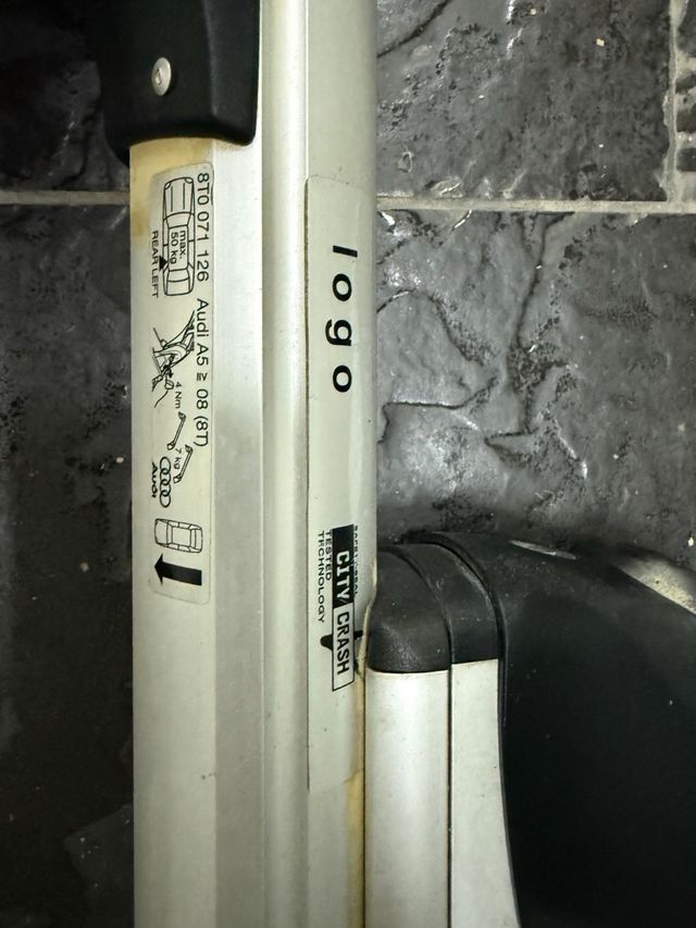 Barra techo y porta esquis Audi A5