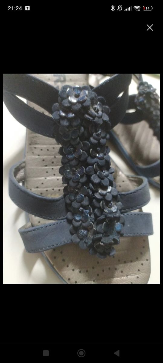 Sandalias azules .39