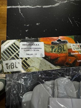 Guantes anti corte mortosierra