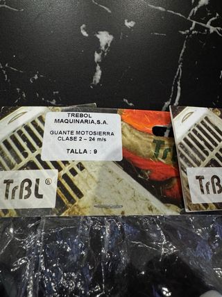 Guantes anti corte mortosierra