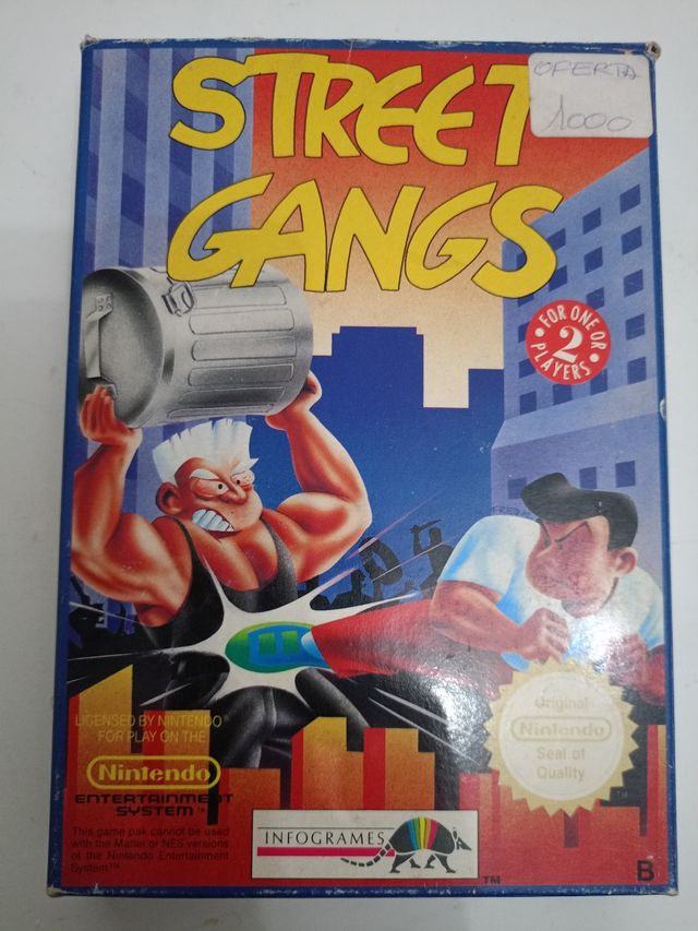 STREET GANGS de Nintendo NES, Pal España, Completo