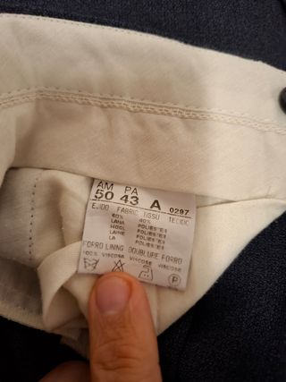 Traje chaqueta azul marino