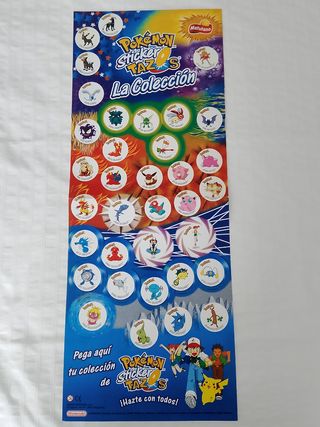 TAZOS POKEMON ORIGINAL 2001