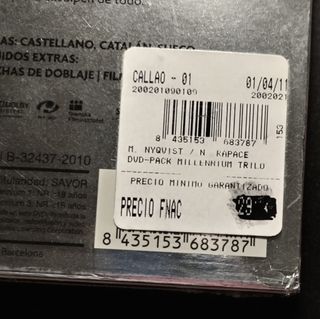 Trilogía Millennium de Stieg Larsson DVD