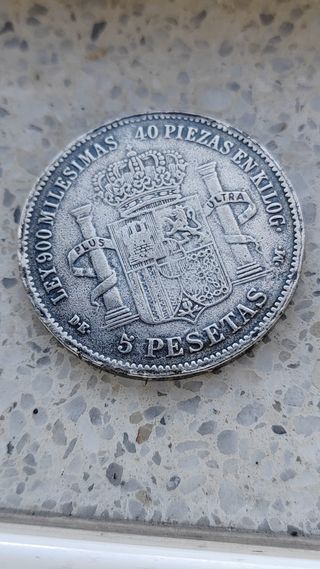 5 pesetas Amadeo I