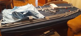 Cama articulada, grúa enfermos y colchón