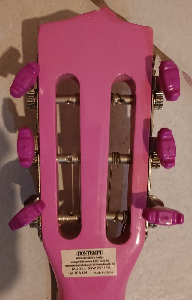 Chitarra Bontempi rosa 