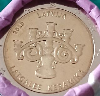 Moneda de letonia