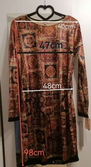 Vestido Festa T46. Nuevo 