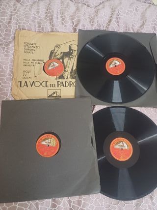 4 dischi la voce del padrone 78 gir alfredo cortot