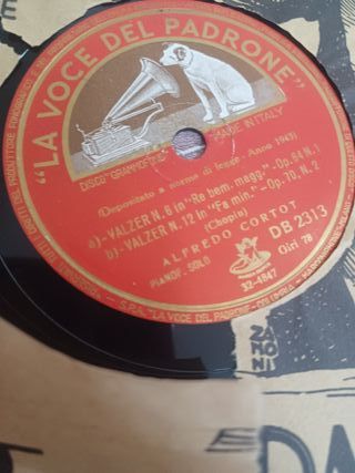 4 dischi la voce del padrone 78 gir alfredo cortot