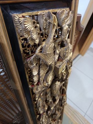 CUADROS EN MADERA TALLADA