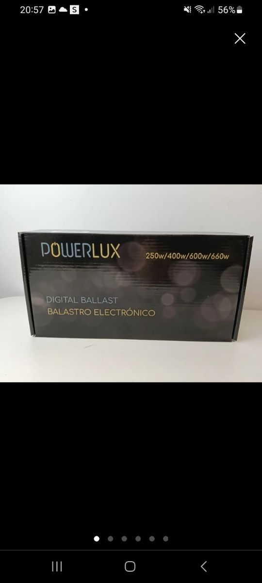 BALASTRO ELECTRÓNICO LUMII BLACK