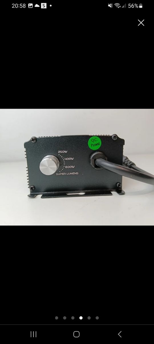 BALASTRO ELECTRÓNICO LUMII BLACK