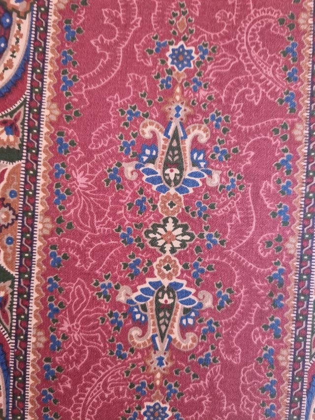 Sedia barocca inglese, braccioli, tessuto damascato