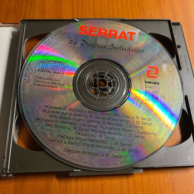 Serrat “24 Paginas Inolvidables”