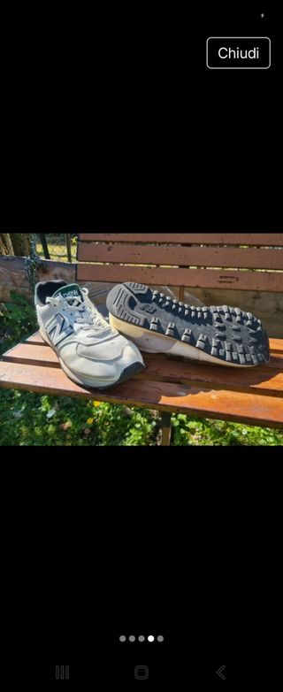 Scarpe uomo sportive New balance n.45 bianche