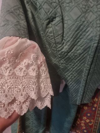 Traje valenciana verde huertana