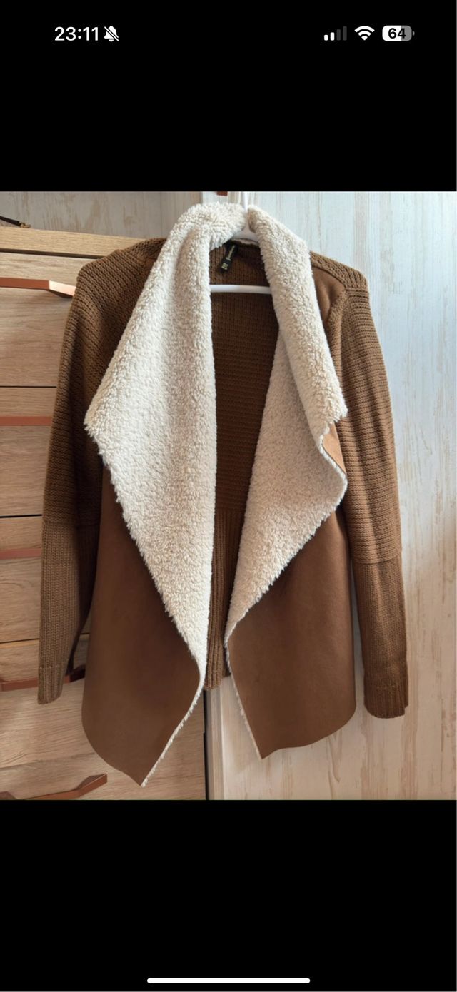 Abrigo marrón fino