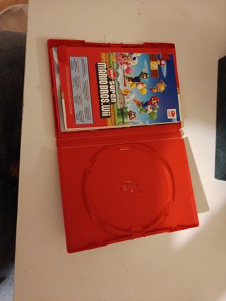 Caja de super Mario bros Wii