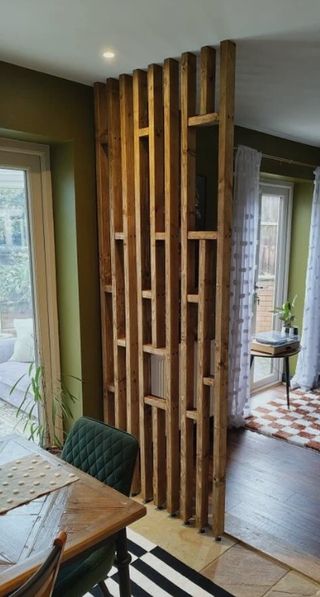 Separador de ambiente con estantes NUEVO