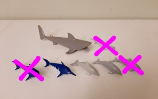 Playmobil Tiburón pez espada delfin